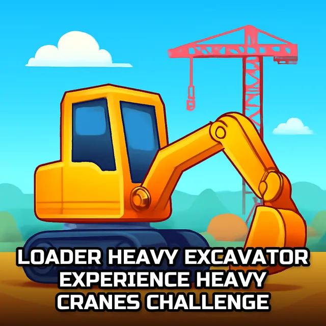 Loader Heavy Excavator Experience Heavy Cranes Challenge - Construction Vehicles game