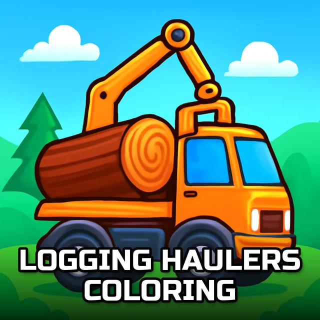Logging Haulers Coloring - Offroad Loggers game