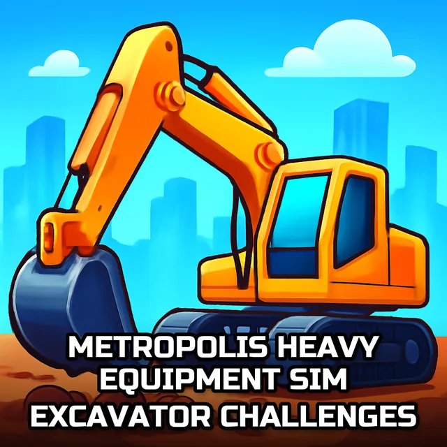 Metropolis Heavy Equipment Sim Excavator Challenges - Construction Vehicles game